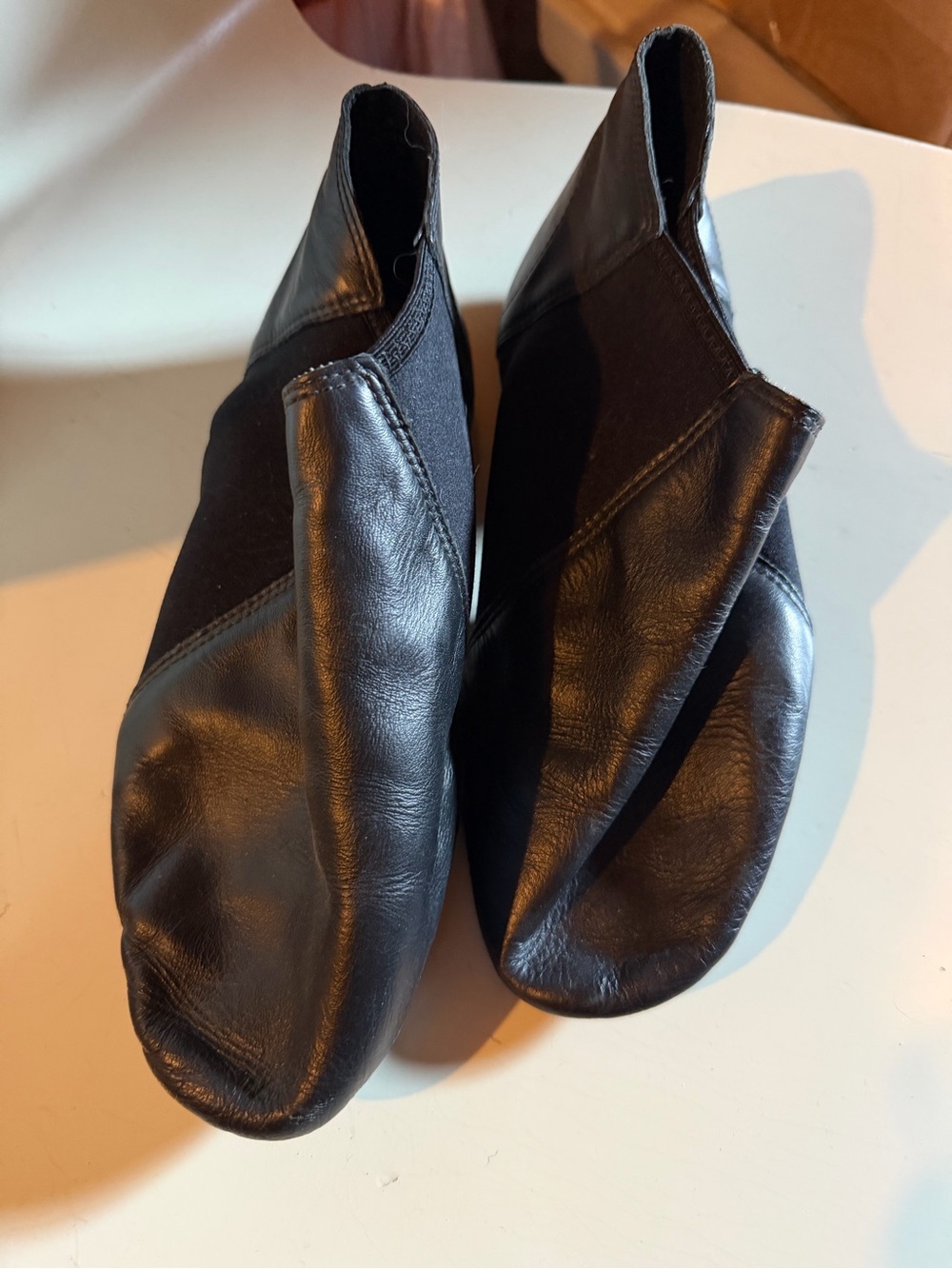 Men's Black jazz Slip-On Dance shoes